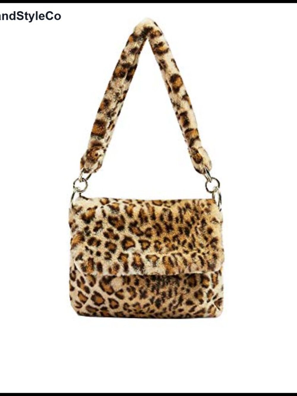 Faux Fur Tote Bag Cheetah Crossbody Shoulder Bag Women Animal Print